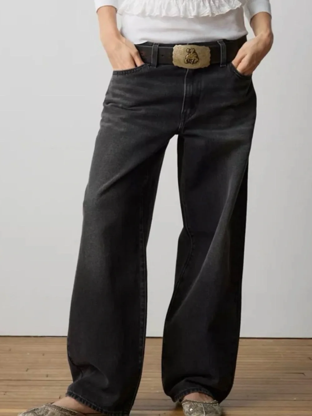 NWT Levi’s Baggy Dad Denim Jeans - Black